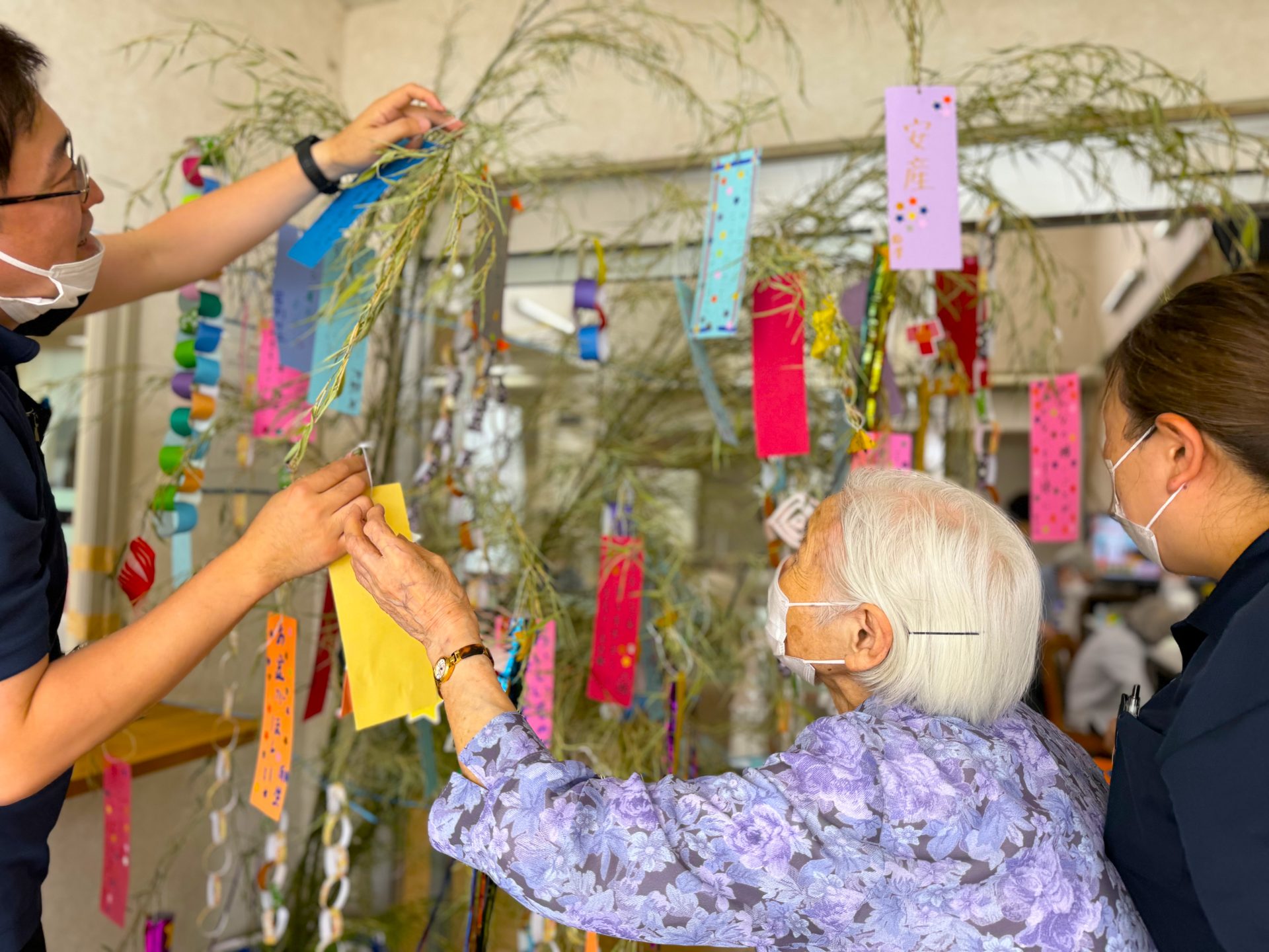 まごの手×ワークラボ合同！七夕祭り🙏🌠